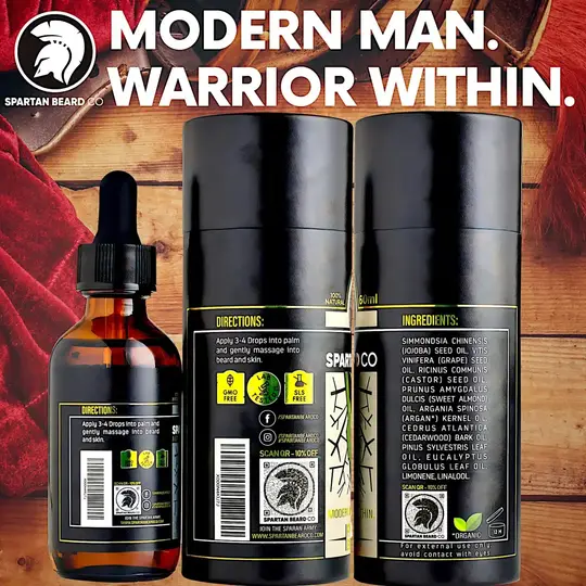 𝗦𝗣𝗔𝗥𝗧𝗔𝗡 𝗕𝗘𝗔𝗥𝗗™ Oil (80% DISKWENTO - Unang Order)